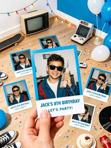 Personalized Photo And Text Stickers, Wedding, Birthday, Christmas And Party Gift Stickers, Thank You Gift Labels, Multiple Holiday Decorations, Unique Gifts Customized For Family, Friends And Teachers - Multicolor - View 7
