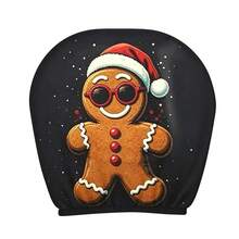 1pc Car Decoration Item Holiday Party Atmosphere Decor Headrest Cover, Car Headrest Decorative Sleeve - View 9