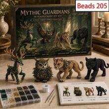 1 Box Fantasy Animal 3D Beaded Handmade Kit, Includes Dragon, Phoenix, Unicorn, Owl Beaded Designs, Contains Colorful Beads And Instructions, No Glue Needed, Adult DIY Creative Jewelry Making Set, Holiday Gift, Decorative Ornament - Multiple Styles - View 7