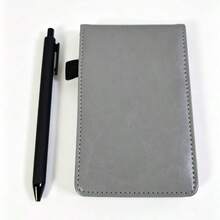 Mini Pocket Notebook, Notebook Holder, Includes 3x5 Inch Pocket Notebook, Ballpoint Pen, Small Notebook (A7) School Supplies - one-size - View 23