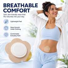 10/50/100/200 buah Plester Pusar Minyak Jarak Sekali Pakai, Terbuat dari Kain Non-Woven yang Bernapas, Unisex - Berbagai Gaya - View 3