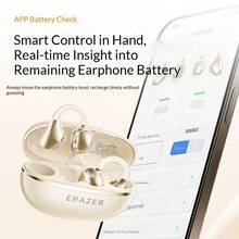 Lenovo EX336 True Wireless Ear Clip Open Ear Earbuds Bluetooth 5.4 ENC Call Noise Reduction Touch Control Up To 24H Playtime Type-C Fast Charging For Sports Gaming Study Commute Android IOS - View 8