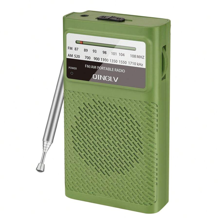 Pocket Radio AM FM Radio Small Pocket Transistor Radio Support FM AM Radios With Tuning Light, Personal Simple Radio For Elderly With Speaker - View 1