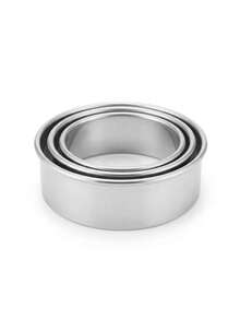 3pcs Stainless Steel Round Cookie Cutter Dumpling Filling Set Dumpling Skin Cutting Mold With Embossed Pattern Kitchen Gadget - View 6