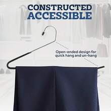 10/20pcs Thickened Goose Neck Hangers Open Design Easy Hang Non-Slip Pants Rack Suitable For Pants Scarf Shawl Storage - View 7