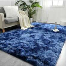 Plush Rug; Soft 80X120cm 8 Colors - Navy Blue - View 3