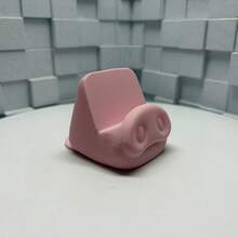 Cute Pig Nose Phone Stand, Cartoon Desktop Phone Holder, Creative Portable Office Desk Phone Stand, Home Office Desktop Decoration - Multicolor - View 7