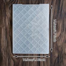 Assorted Geometric Pattern Embossing Folder, Clear Plastic Textured Embossing Template For Paper Craft Card Scrapbook DIY Art Supplies Embossing Folder - JH-1 - View 34