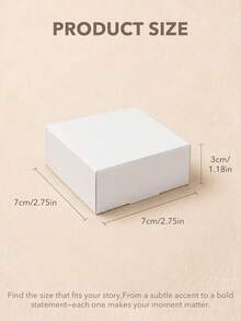 Personalized Small White Gift Boxes With Custom Logo, Photo, Pattern, Name Or Text Printing, Foldable Favor Boxes For Weddings, Engagements, Bridal Showers, Anniversaries, Parties, Guest Gifts, Candy, Chocolates, Cookies, Jewelry And Keepsakes - Multicolor - View 5