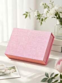 1pc Magnetic Fabric Storage Box, Suitable For Photo Albums, Letters And Small Items, Decorative Book-Shaped Organizer Box, Can Store Jewelry, Watches And Handmade Crafts, Durable Desktop Storage Box, Suitable For Living Room And Study - Multicolor - View 11