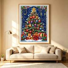 New Pearl Painting/Shiny Christmas Tree/Colorful Gift Box Design/Handmade Diamond Sticker Art/Creative Diamond Painting Set/Includes Pearls And Some Diamonds/Can Be Completed Independently - A - View 7