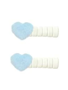 Cute Heart-Shaped Door Handle Cover – Anti-Collision & Bump Protection – Universal Fit For Bedrooms – Protective & Decorative Home Accessory, Home Decor, Christmas Decor - Multicolor - View 17