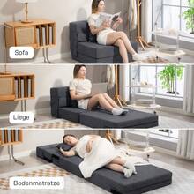Futons - Cinza escuro + espuma - Ver 10