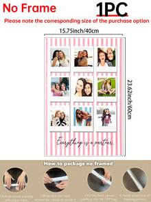 1pc Best Friend Print Personalised Print Quote Customized Wall Art, Birthday Gift For Her, Gift For Friend Custom Poster, Bestie Gifts, Valentines Keepsake Ictures Custom Photo, Customizable Things, Bedroom Decor For Adults, Optional Frame. - Multicolor - View 12