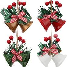 1pc Christmas Tree Bell Ornament – ​​Lightweight Hanging Decoration Suitable For Christmas Trees, Fireplaces, Tabletops, Shelves, And Other Festive Displays. - Multiple Styles - View 10