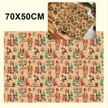 4/8PcsChristmas Wrapping Paper,50x70cm Luxury Holiday Gift Wrap With Santa Claus, Nutcracker,Magic Portal&Gift Bear Prints, Christmas Gift Packaging Paper For Presents,Birthday,Holiday Parties, DIY Crafts&Festive Decorations,Christmas Wrapping Paper - Multicolor - View 7