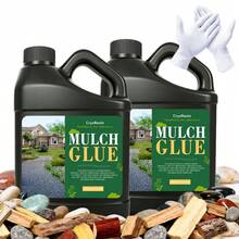 Landscape Adhesive 16OZ/32OZ Clear Stone Adhesive, Suitable For Rocks, Gravel, Bark, Garden Paths, Patios, Retaining Walls DIY - A - View 2