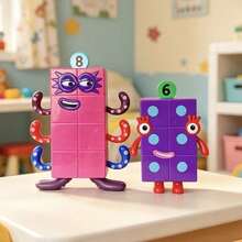 Hasbro 10pcs//1-10 Number Blocks Desktop Decor, Birthday Gift For Friends, Party Decoration, Halloween Gift - Style Random - View 6