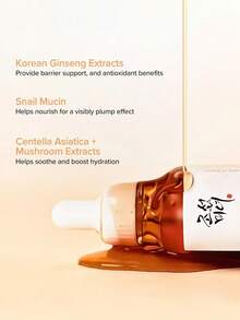 Beauty of Joseon 人蔘蝸牛精華液，輕盈保濕，安瓶精華質地，滑順易吸收，含蝸牛黏液萃取，提亮膚色，賦活肌膚，韓國化妝品，30ml/1.01 Fl.Oz. - 30ml/1 fl.oz. - 查看 5