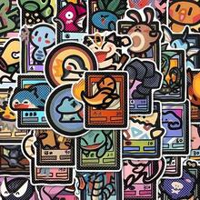 asmodee 49pcs Graffiti Pokemon Cards, Fun Creative Pokemon Peripheral Stickers, Decorative Water Cup Stickers - Multicolor - View 4