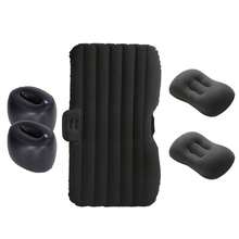 (1pc Car Inflatable Bed, Car Accessories, Back Seat Sleeping Pad, SUV/Sedan Universal Inflatable Bed, Portable Travel Camping Sleeping Pad - Perfect Gift For Drivers (This Product Does Not Include An Air Pump, Only Includes One Inflatable Bed!)) - Straight-grained Round Mound - View 12