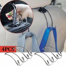 4pcs Stainless Steel Car Interior Hooks - A - View 11