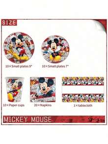 51pcs Tableware Set, Includes Plates, Napkins, Cups - 10 Person Set, Suitable For Birthday Parties, Weddings, Theme Parties, Family Picnics - Multicolor - View 7