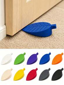 1pc Home And Office Door Wedge Stopper, With Non-Slip Base, Quiet Operation, Movable Door Fixer, Windproof Door Block, Random Color - Multiple Styles - View 5