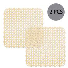 2pcs Kitchen Sink Protector Mat, Dishwasher Compatible, Quick Drainage Mat, Anti-Slip Mat (2pcs) - Red and White - View 16