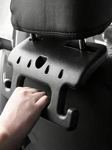 1/2pcs ABS Car Safety Armrest, Headrest Hook, Car Interior Accessory, With Armrest - Multi-Functional Seat Back Storage And Armrest, Ensures Safety - Suitable For Vehicle Interior Storage, Suitable For Elderly, Children Auxiliary Accessories, Ideal Gift For Birthday And Holidays. - Multicolor - View 7