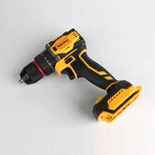 SuperPan Alat Listrik Isi Ulang 20V Torsi Tinggi Tanpa Sikat Baterai Lithium-Ion Bor Tangan/Obeng Kelas Industri Rumah/Industri Bor Dampak Multifungsi (Hanya Alat - Baterai Tidak Termasuk) - Kuning - View 7