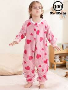 1Pc Cartoon Love,Animal Flannel Long Sleeve Zipper,Cute,Comfortable And Neutral Baby Product,Suitable For Daily Use In Autumn And Winter,Birthday Gift - Multicolor - View 26