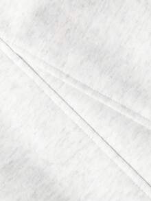 Blueprint Man 1pc Men's Long Pants Solid Color Drawstring Elastic Waist Loose Drape Knit Fabric Soft Skin-Friendly Durable Easy Care Machine Washable Dry Cleanable Casual Relaxed Versatile Style Daily Friends Gathering Commute Office Wear Men's Clothing - Light Grey - View 9