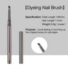 Professional Nail Art Brush Set, Metal Handle Nail Brushes For Gel Polish, Acrylic, French, Liner, Painting, Manicure Tools - Black - View 17