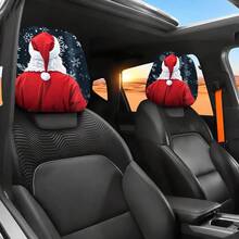 1pc Car Decoration Item Holiday Party Atmosphere Decor Headrest Cover, Car Headrest Decorative Sleeve - View 5