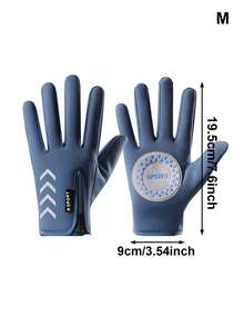 Kids Winter Thermal Gloves, Zipper Closure Anti‑Slip Palm Patch Reflective Arrow Print Touchscreen Gloves For Boys Girls Outdoor Cycling Running - Multicolor - View 4