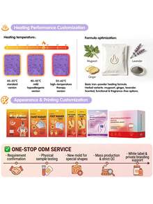50pcs Warm Patch Winter Cold Protection Body & Feet Warming Fast Heating Long-Lasting Portable Disposable Self-Heating Patch - Heat Pad - View 2