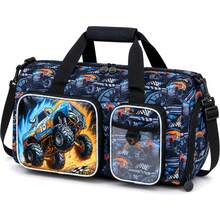 Kids Duffle Bag Boys Travel Gym Bag Large Capacity Overnight Weekender Sleepover Sports Bag Halloween Christmas Gift With Multiple Pockets - one-size - View 12