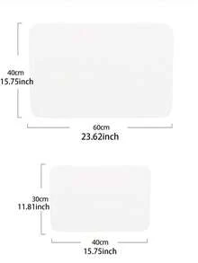 Multifunctional Silicone Dish Drying Mat & Heat Resistant Trivet Pad - Non-Slip, Dishwasher , Suitable For Kitchen Countertop, Sink, Refrigerator, Drawer, With Drainage Liner, Easy Cleaning For Pots, Pans, Bowls & Plates - Multicolor - View 6