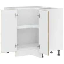 Mueble de cocina esquinero vidaXL Porto, roble hecho a mano - Marrón - Ver 6