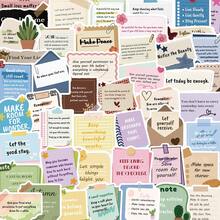 50pcs Encouraging Messages Book Stickers, Suitable For Kindle - Fantasy Sticker Pack, Vinyl Decals, Suitable For Kindle Accessories, Laptops, Water Bottles, Journals - Black - View 12