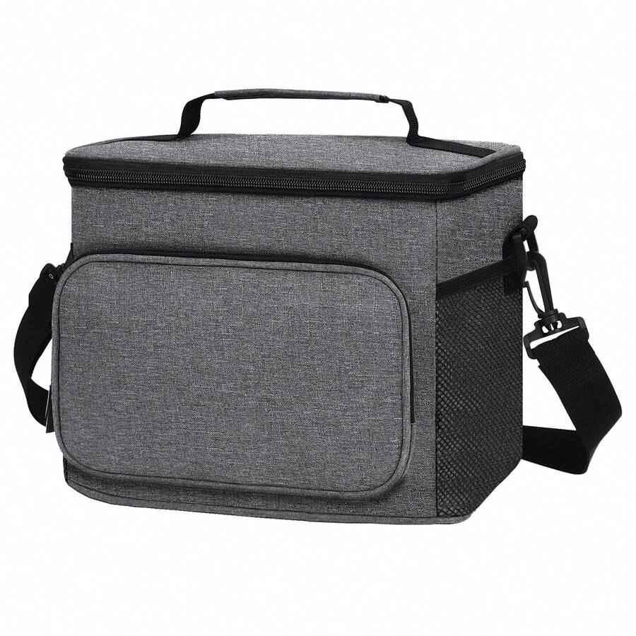NEWHEY 1 X Shoulder Bag Lunch Bag Insulated Drinks Bag With Adjustable Shoulder Strap Waterproof Large Capacity Black,Food Bags - Multicolor - View 1