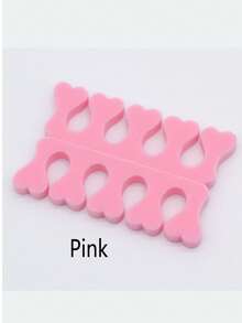 2pcs Sponge Toe Separators Nail Art Tools, Premium Nail Painting And Polishing Tool Set, Soft High-Density Sponge, Suitable For Nail Polishing, Nail Salon, Home Use, Makeup Storage, Room Decor - Multicolor - View 6