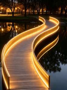 1m/2m/3 Meters/4m/5m LED Neon Flexible Light Strip, USB Powered With Button Switch And Dimmable, Decorative Light Strip For Bedroom, Living Room, Display Cabinet, Bathroom Mirror Fill Light - White - View 5