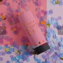 1pc Large Colorful Confetti Cannon, Handheld Twisted Tube, Suitable For Graduation Party, Wedding, Birthday, Anniversary, Gender Reveal Decoration And New Year And Mother's Day Graduation Decoration - Multi-color - View 8