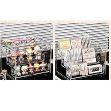 Kotak Penyimpanan Kosmetik Meja Rias Akrilik Transparan Bertingkat Multi-Lapisan untuk Parfum, Lipstik, dan Perawatan Kulit - MultiWarna - View 3