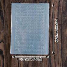 Assorted Geometric Pattern Embossing Folder, Clear Plastic Textured Embossing Template For Paper Craft Card Scrapbook DIY Art Supplies Embossing Folder - JH-1 - View 33