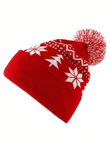 Custom Christmas Season Hats Santa Claus Hat, Custom Women Beanie, Warm Hats, Custom Logo/Text Hats, Personalized Beanie Christmas Outfit - Multicolor - View 8