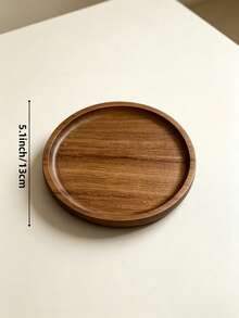1 Buah Nampan Saji Kayu Akasia Alami Berbentuk Tidak Beraturan, Piring Kayu Solid dengan Tepi Bergelombang untuk Sarapan, Kopi, Makanan Penutup, Buah, Penyimpanan Perhiasan & Barang Kecil, Piring Dekorasi Kayu Serbaguna untuk Pesta Liburan Natal, Meja Dapur, Meja Rias, Dekorasi Rumah - View 12
