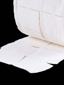 Nail Art Wipes, Nail Polish Remover, Nail Cleansing Gel Cotton Pads, Single Sheet - White - View 5